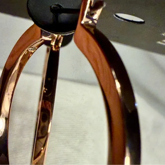 Coach Classic Gold-Tone Hoop Earrings F73022 - Picture 7 of 13